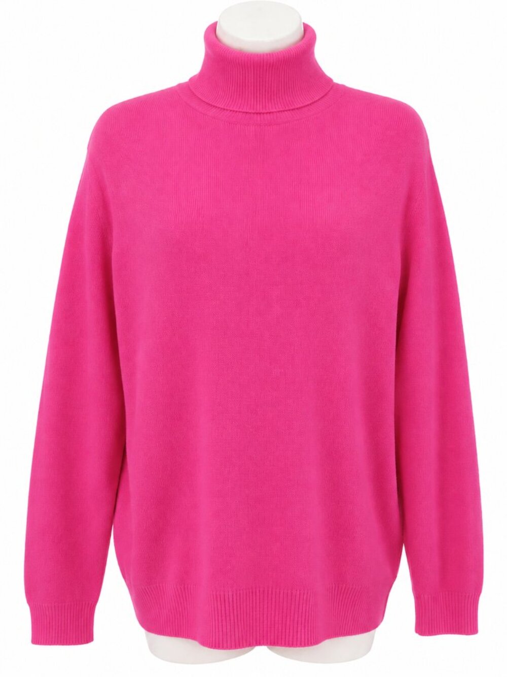 Talbots Turtleneck Sweater in 100% Pure Cashmere in Candy Pink, Size 2X